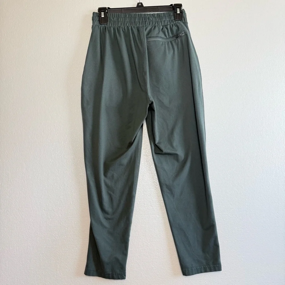 Feat Pull On Jogger Pants Women Size S Workout Dark Green Casual Comfy - Picture 3 of 11